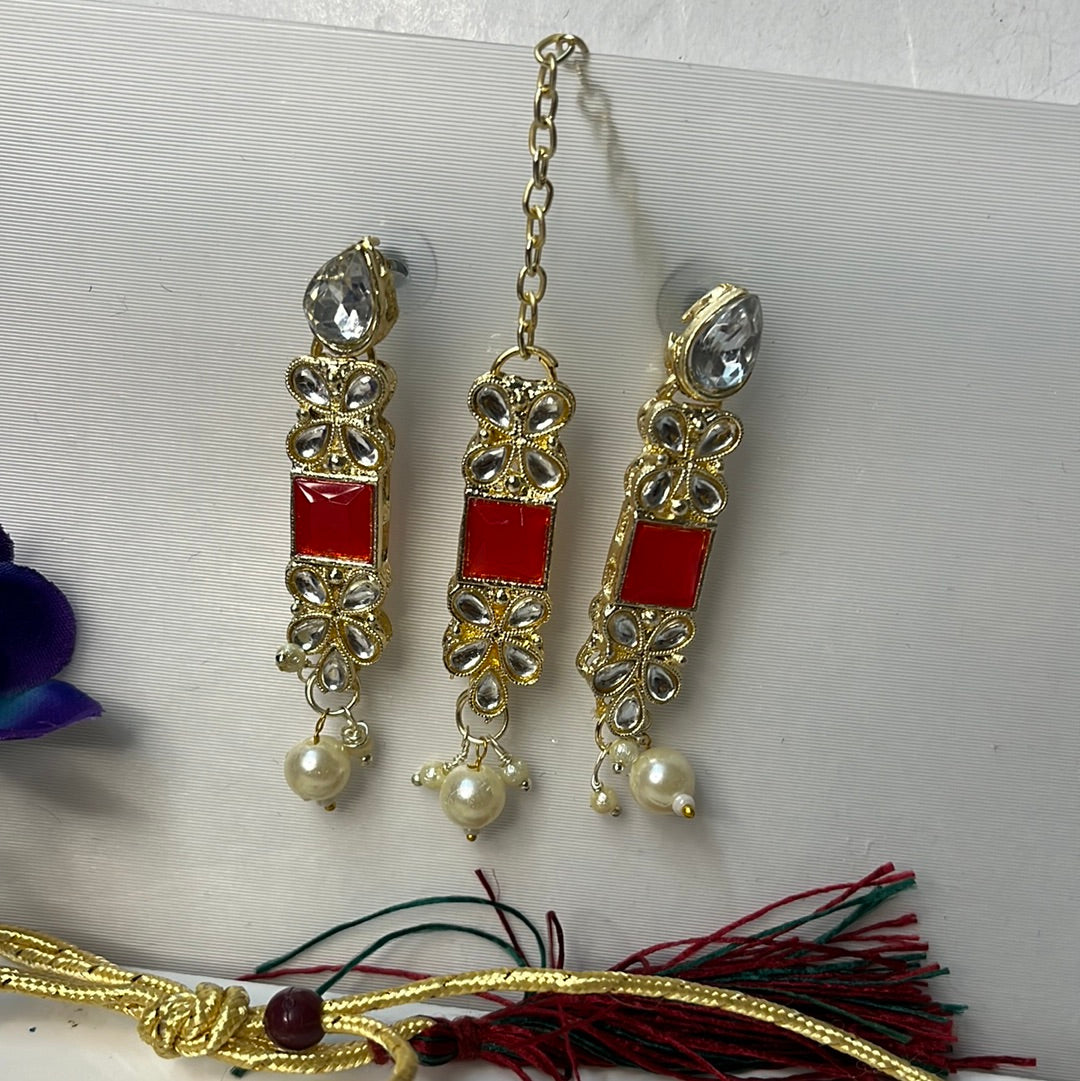 Multicolor Necklace cum Choker Set