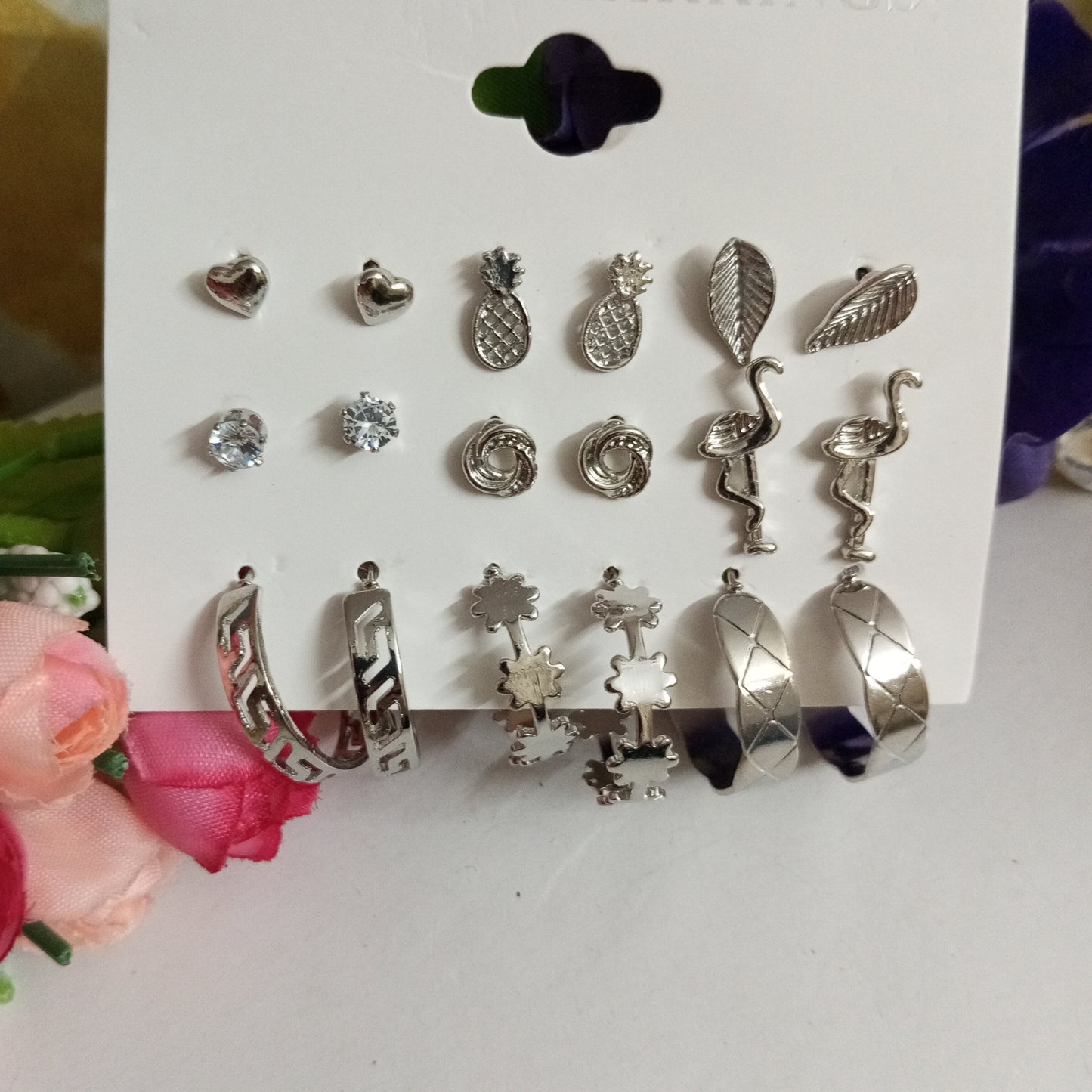 Combo of 9 Earrings