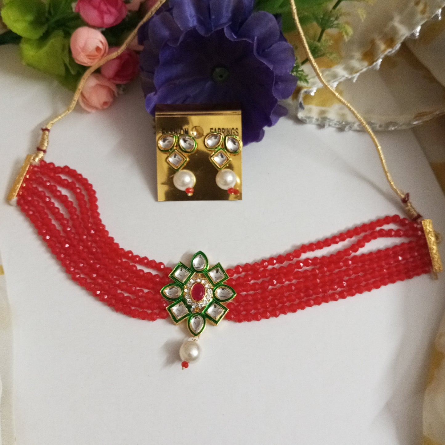 Necklace with Earrings