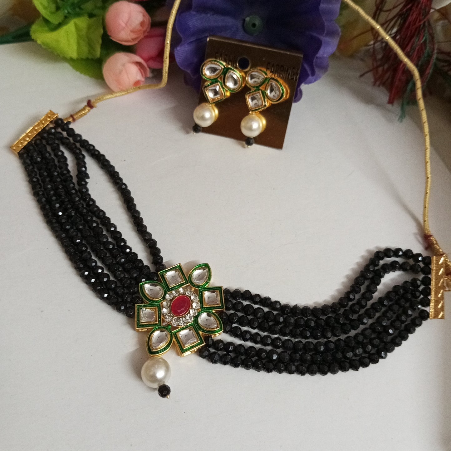 Necklace with Earrings