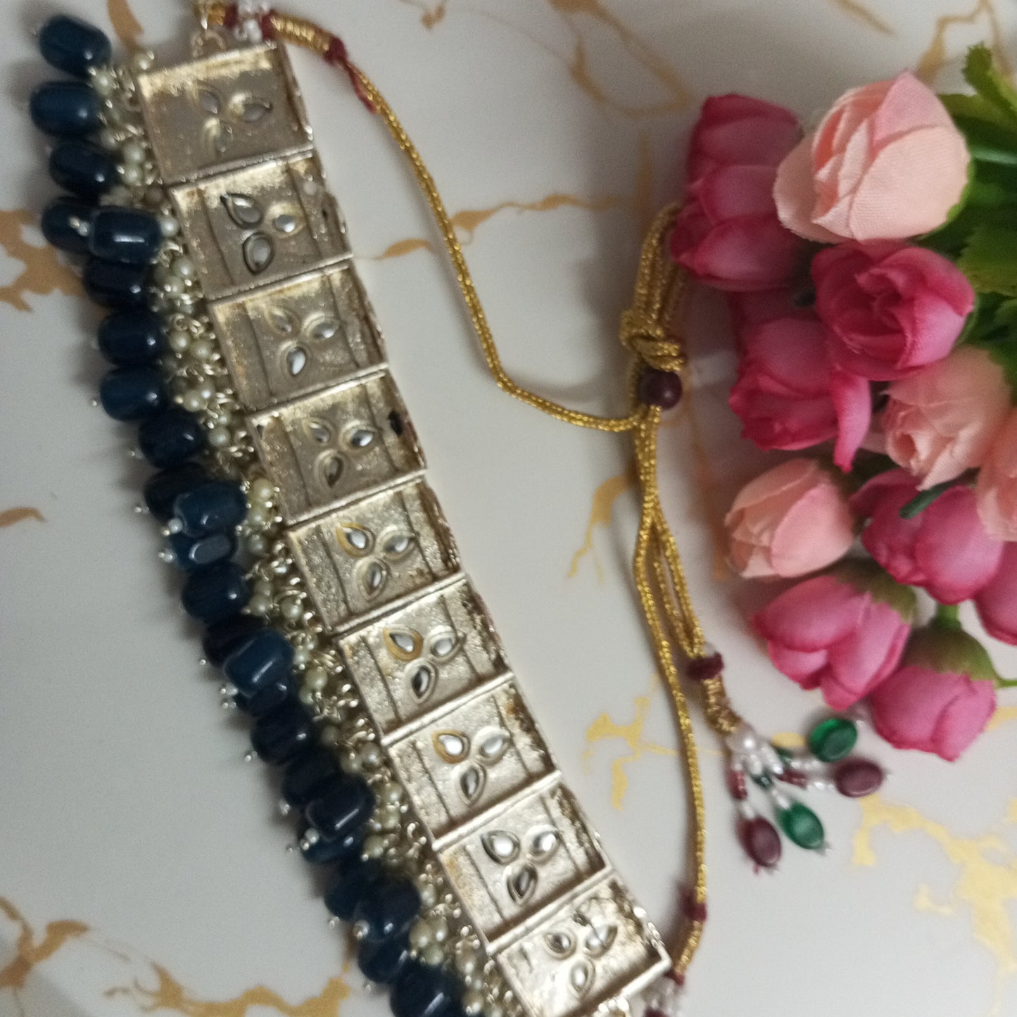 Beautiful Meenakari Choker Necklace