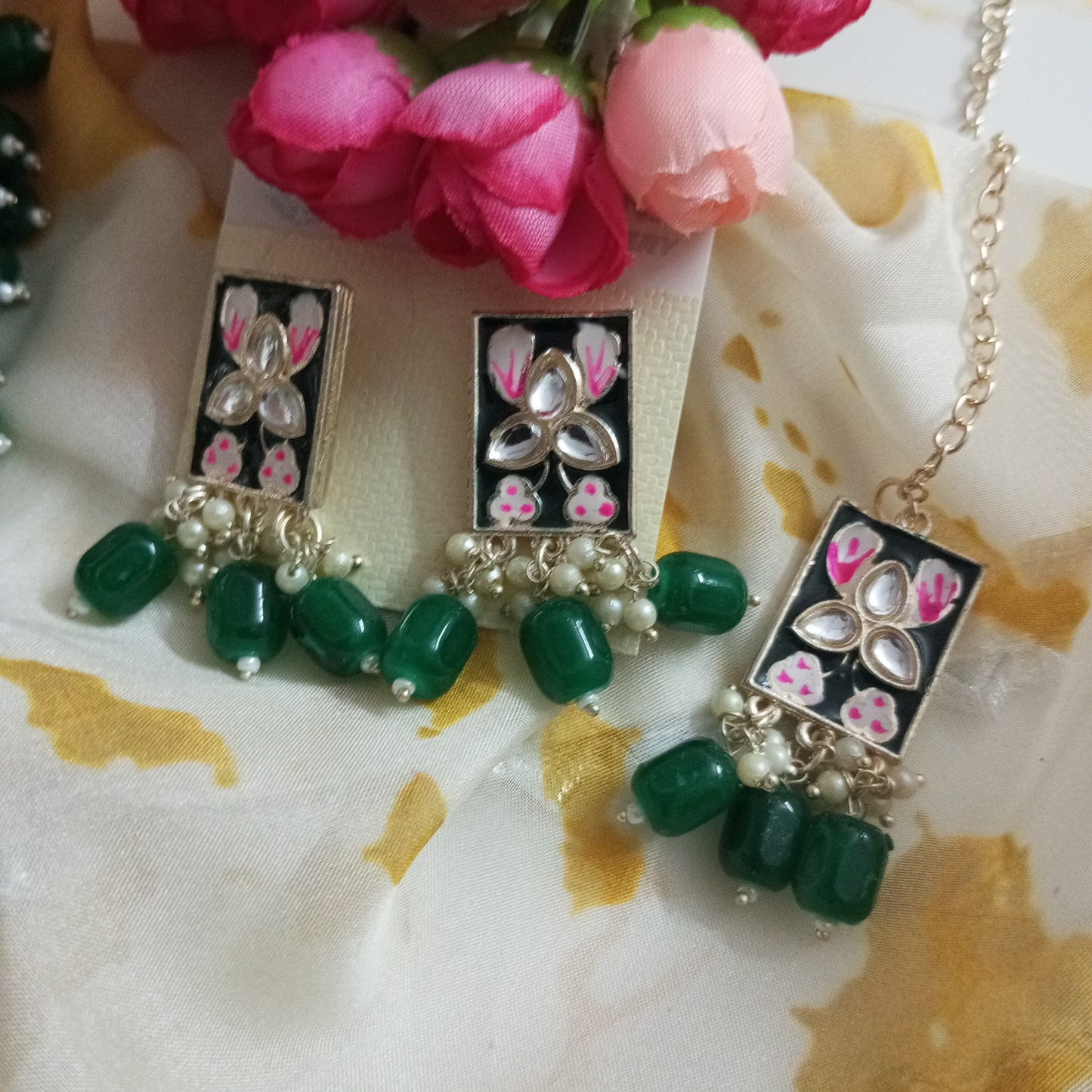 Beautiful Meenakari Choker Necklace