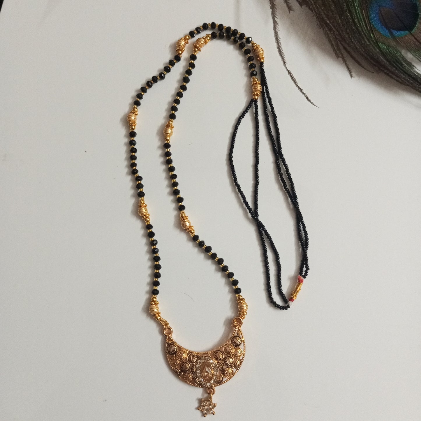 Cz studded Long Mangalsutra