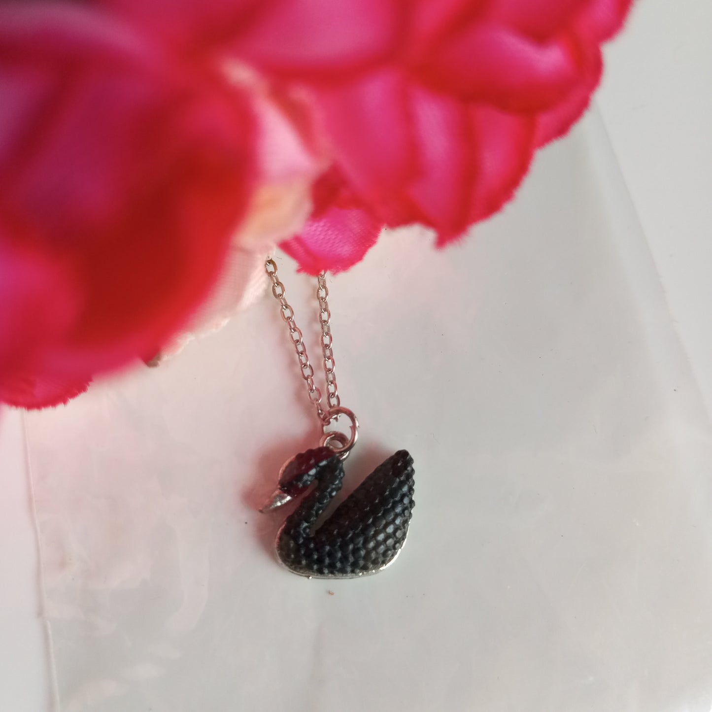 Silver Chain with Pendant- Duck