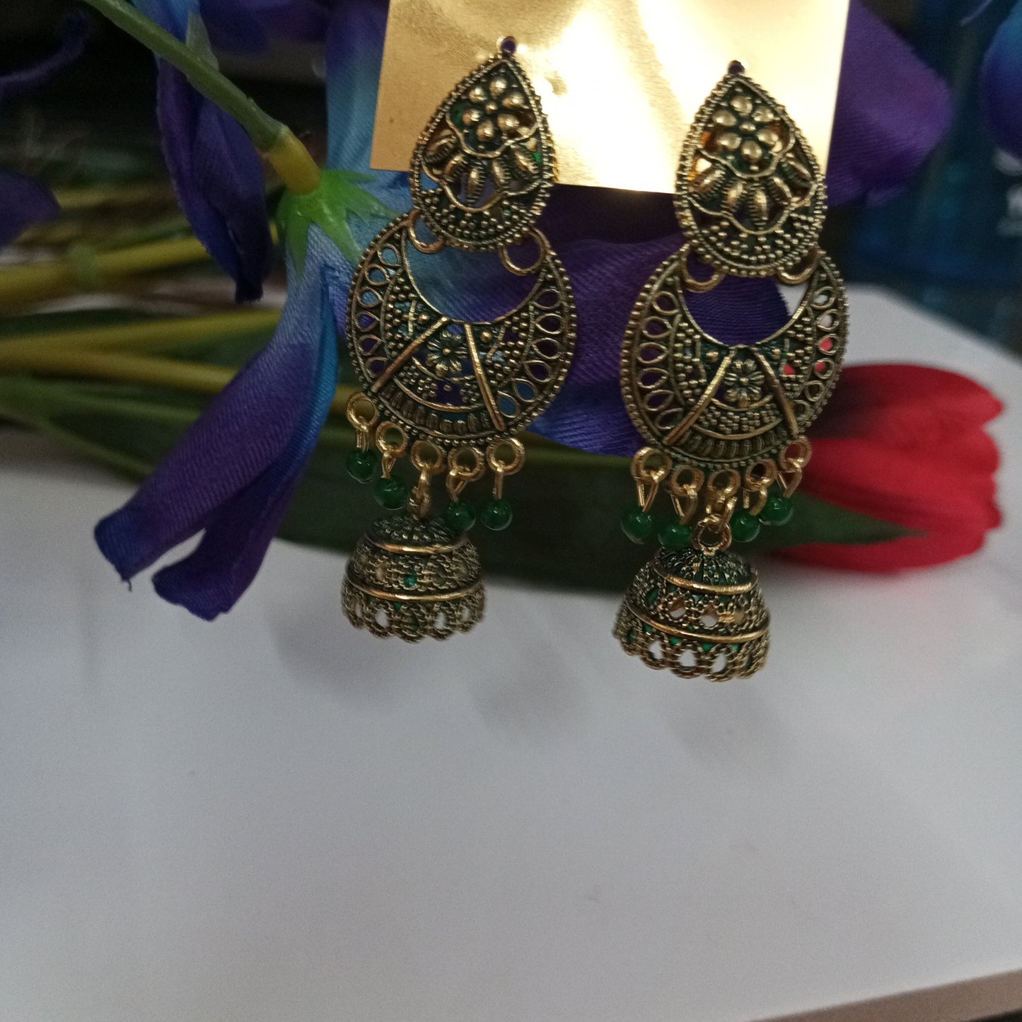 Oxidised Rishigi Earrings