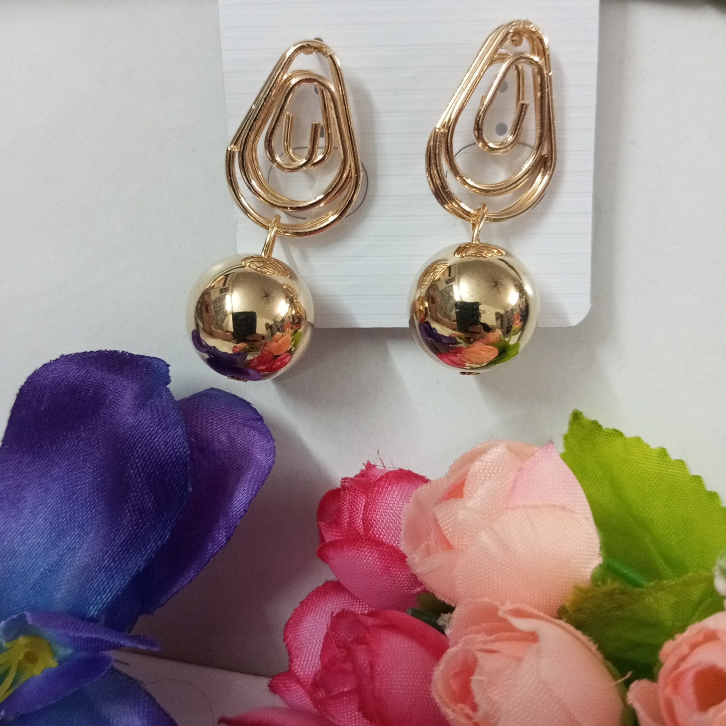 Party Ready Gold D4 Earrings