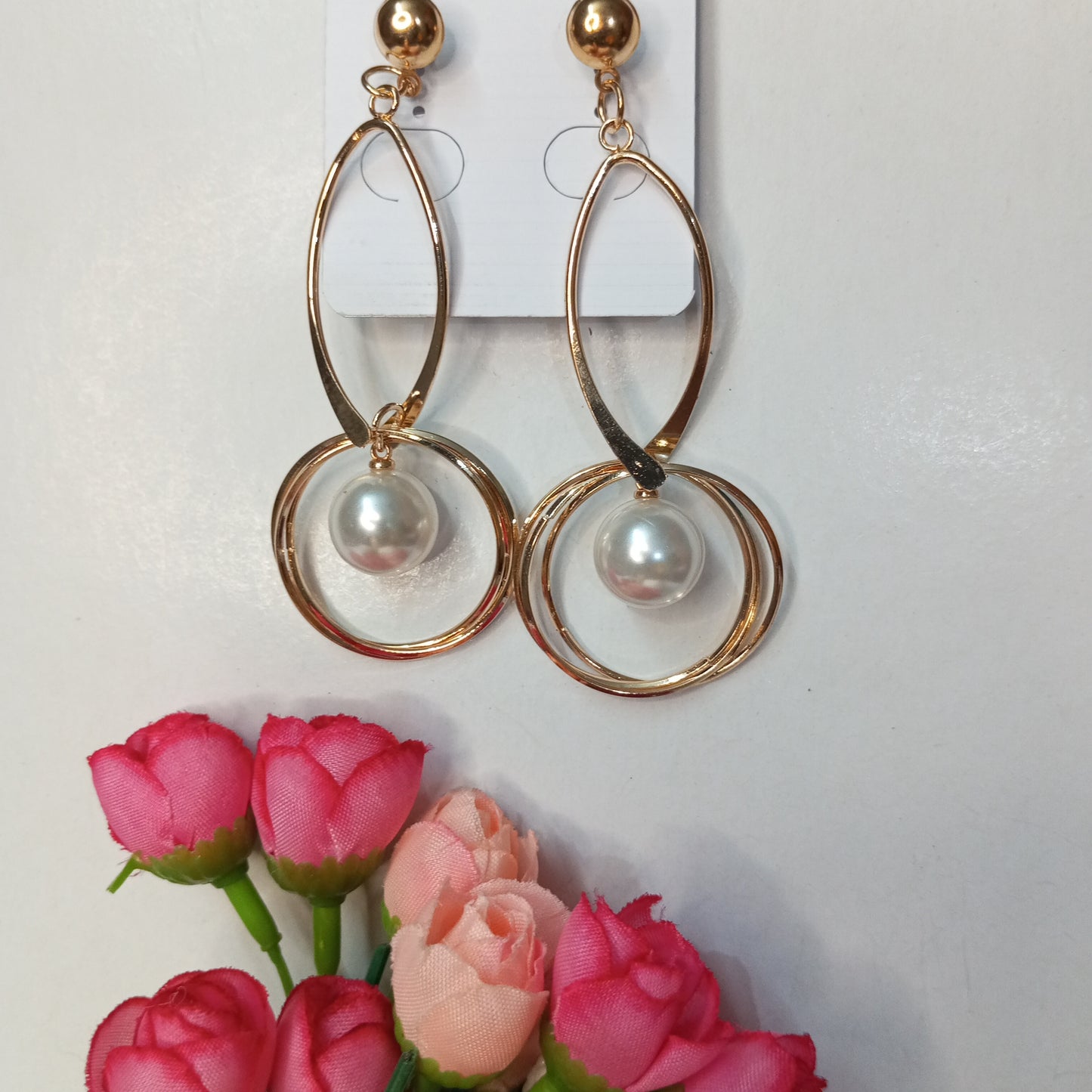 Sayesha Pearl Drop Earrings