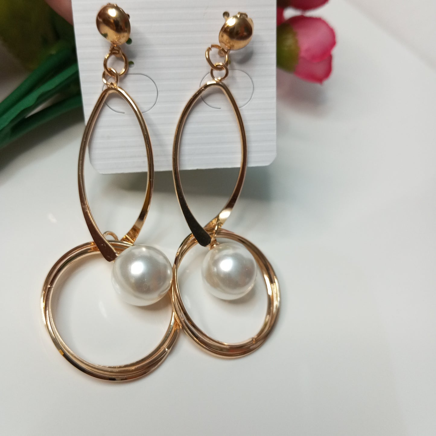 Sayesha Pearl Drop Earrings