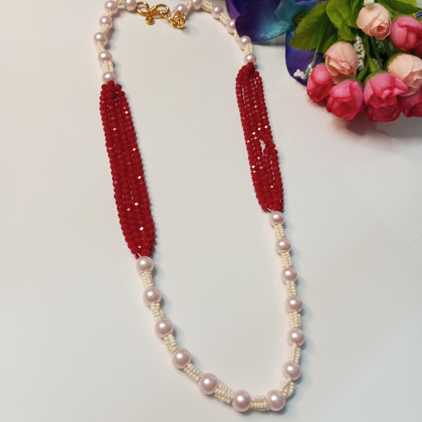 Beautiful Saga Red Necklace