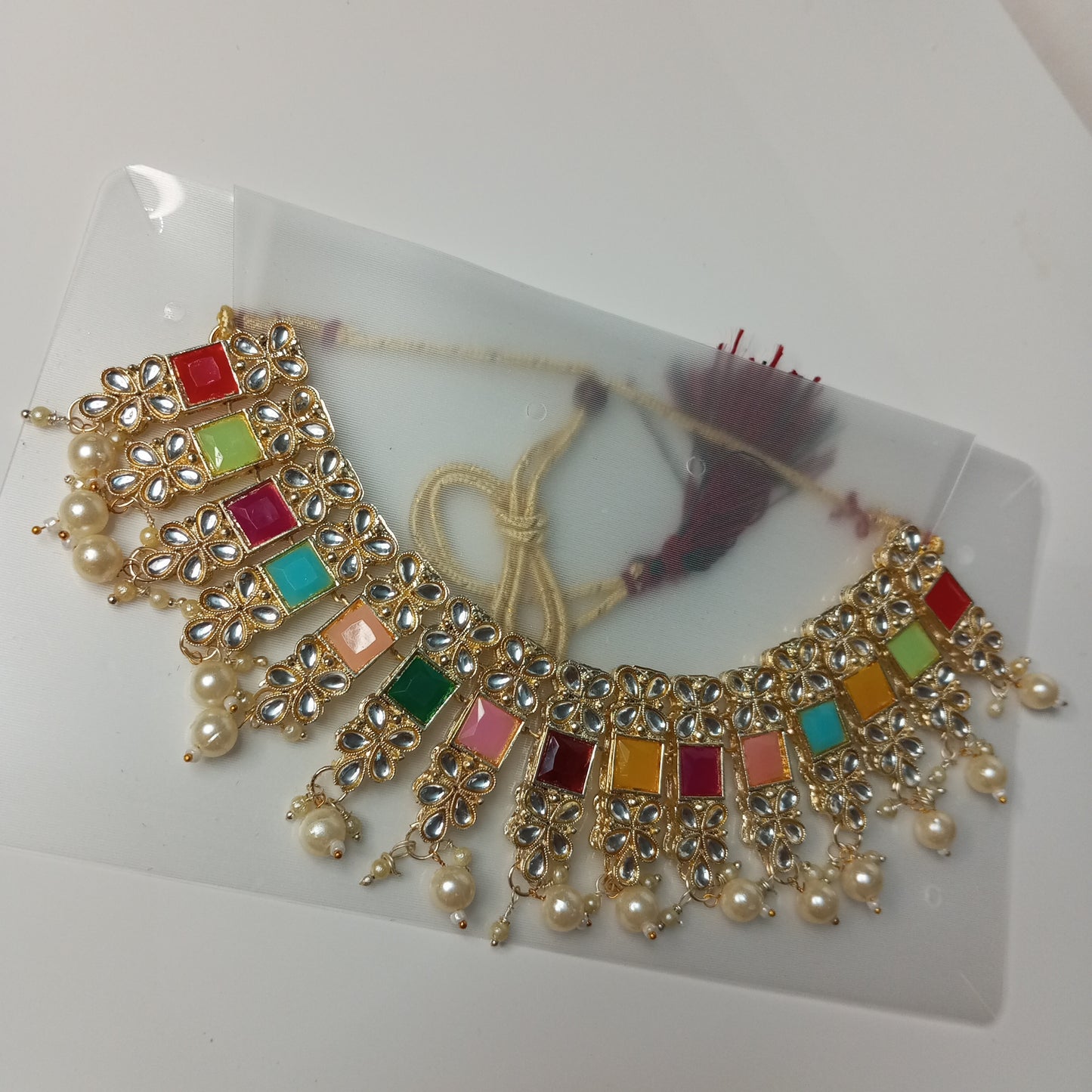Multicolor1 Necklace cum Choker Set