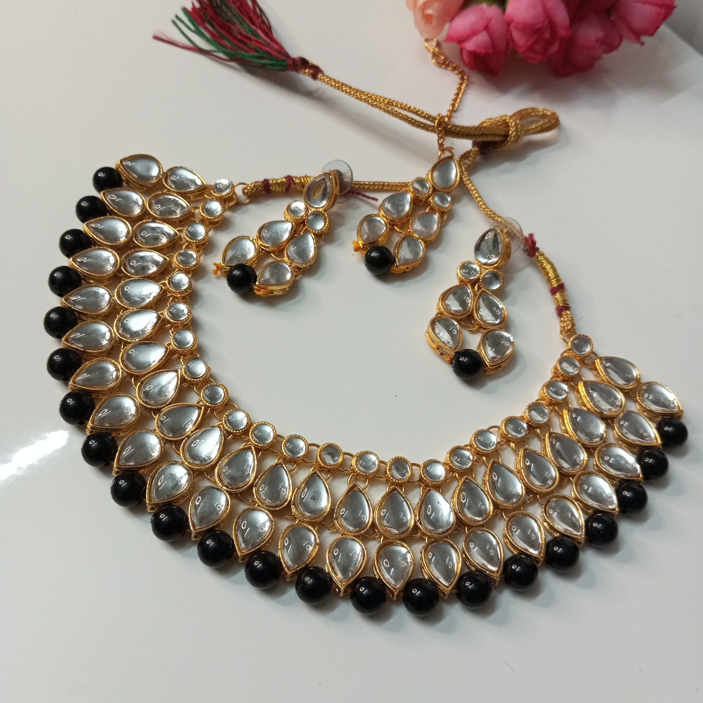 Kagini Black Necklace Set