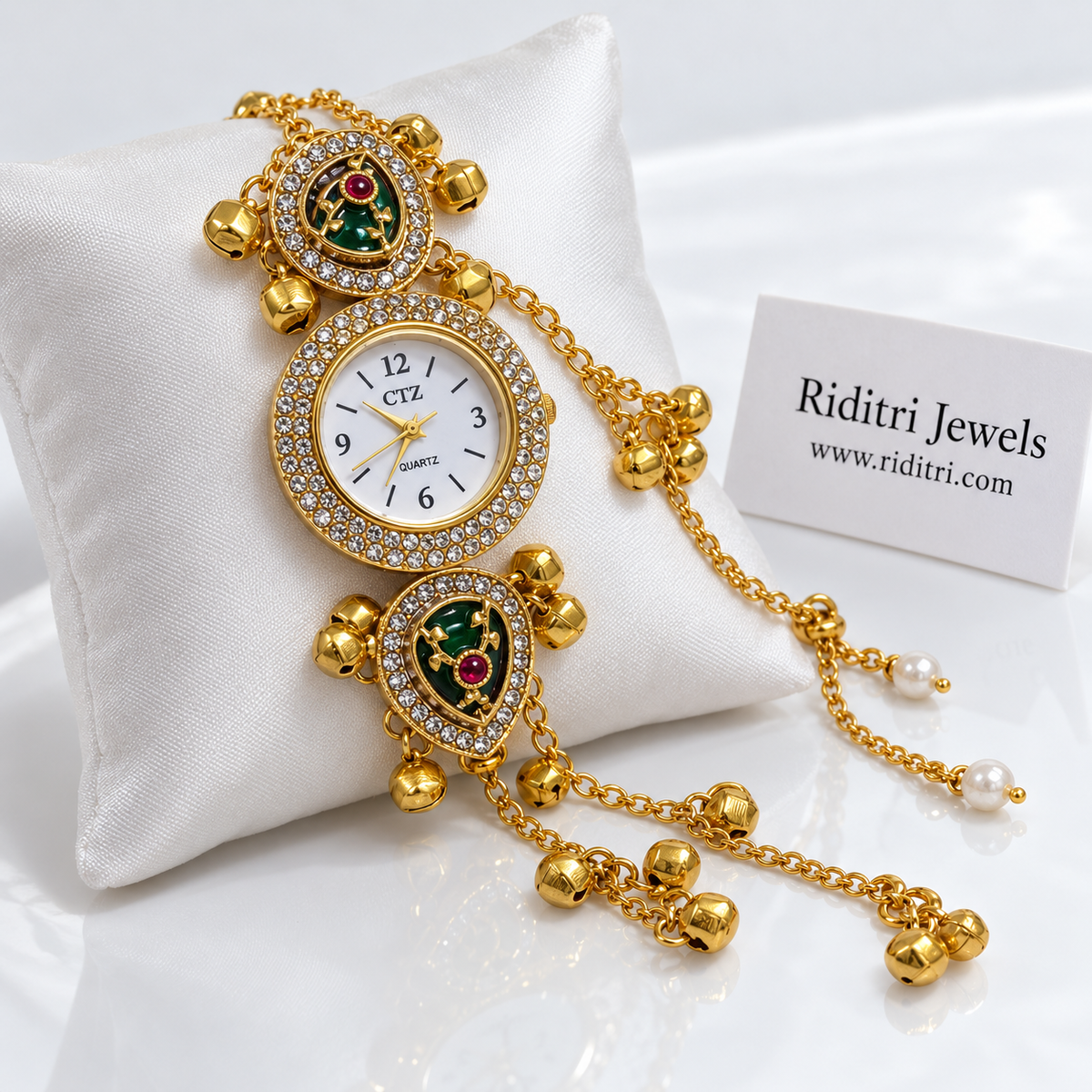 Morni Emerald Ghungroo Watch