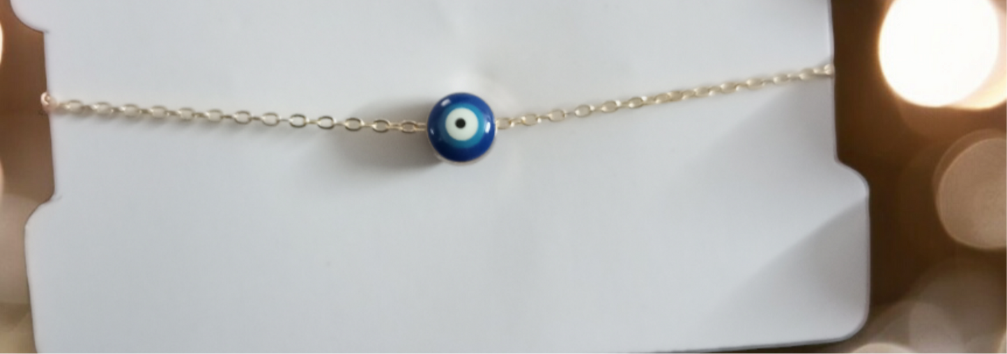 4 Evil Eye Adjustable Bracelet Combo