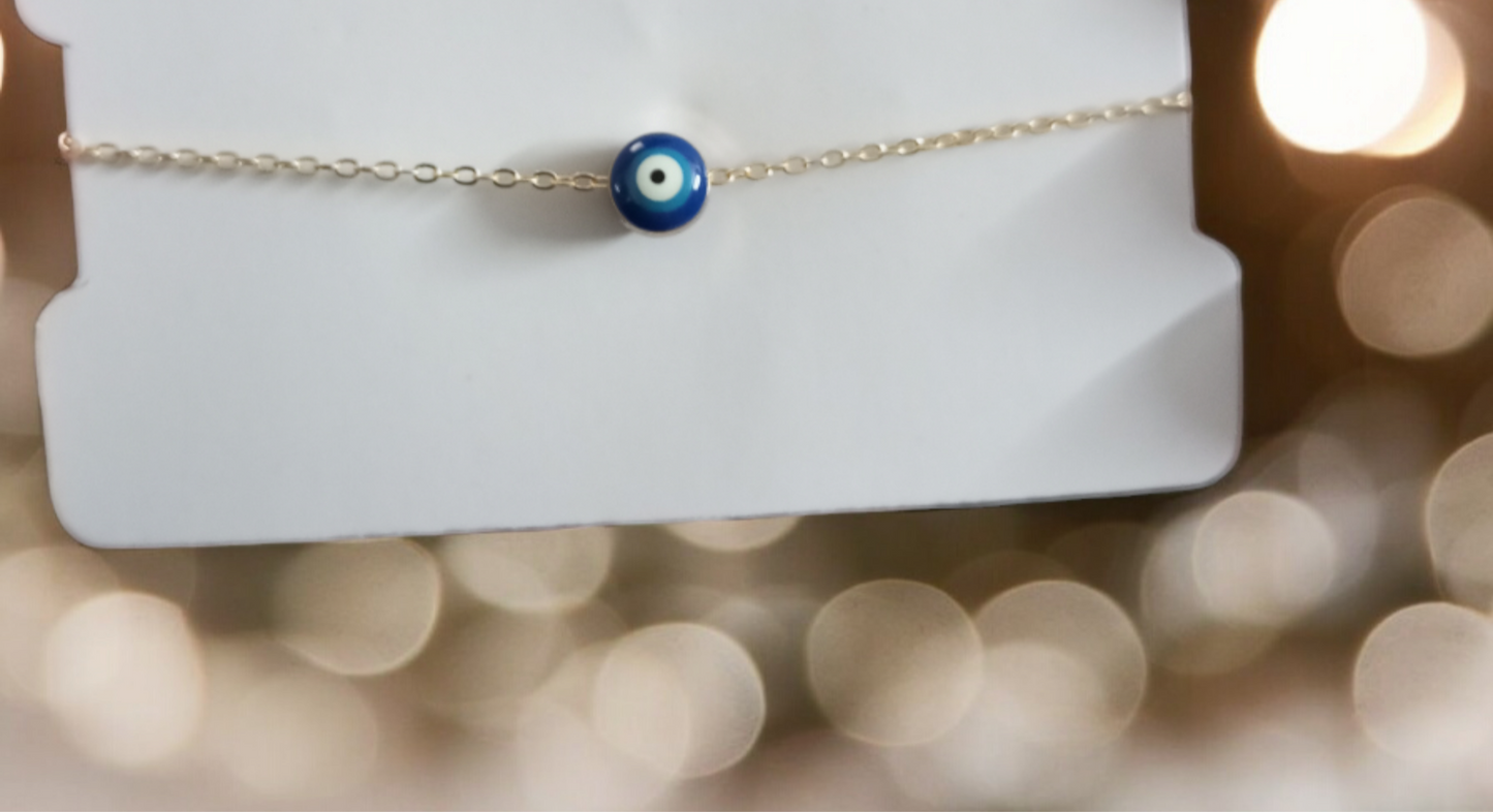 4 Evil Eye Adjustable Bracelet Combo