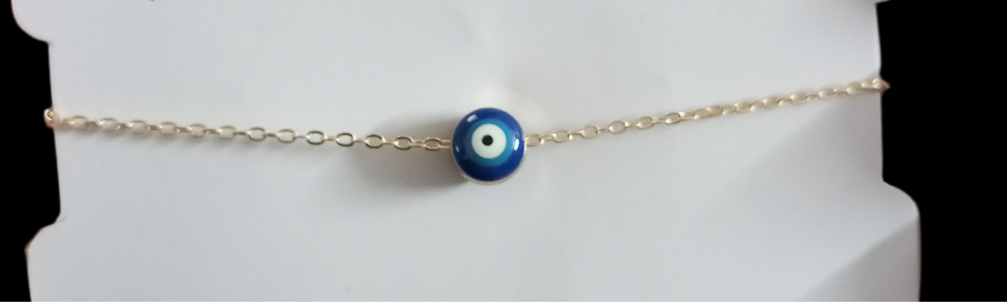 4 Evil Eye Adjustable Bracelet Combo