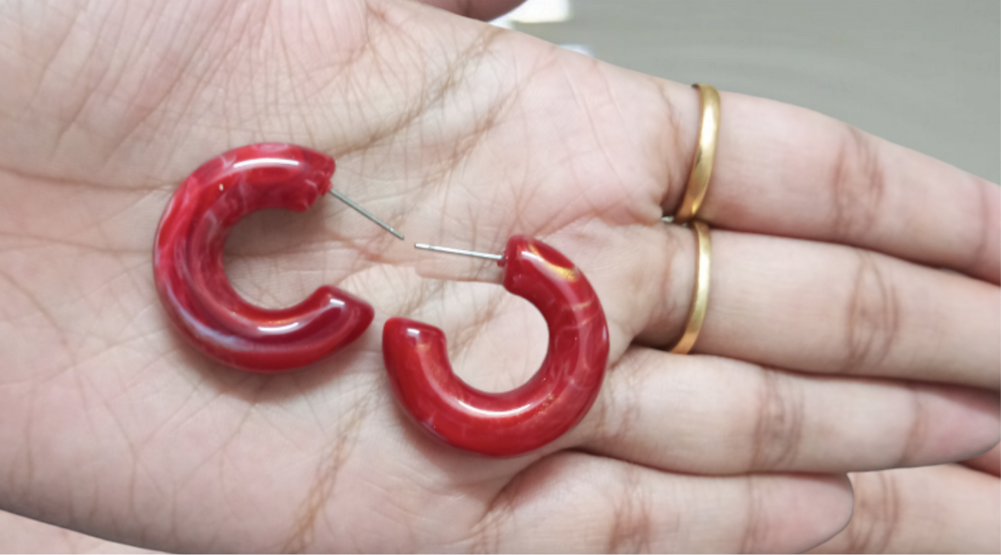 Half Hoop Earrings v3