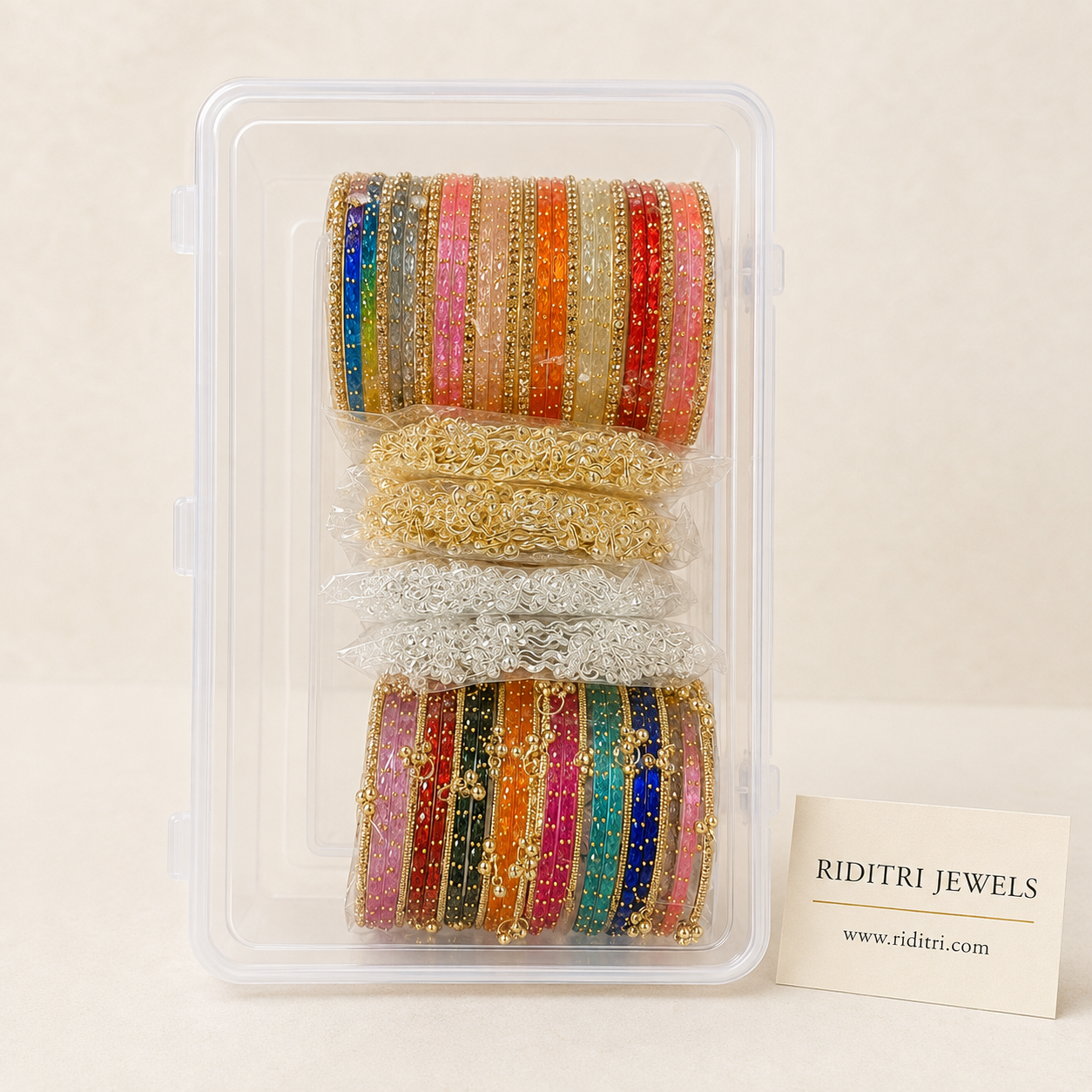Viral Raindrop Kashmiri Bangles-Mini Gift Box
