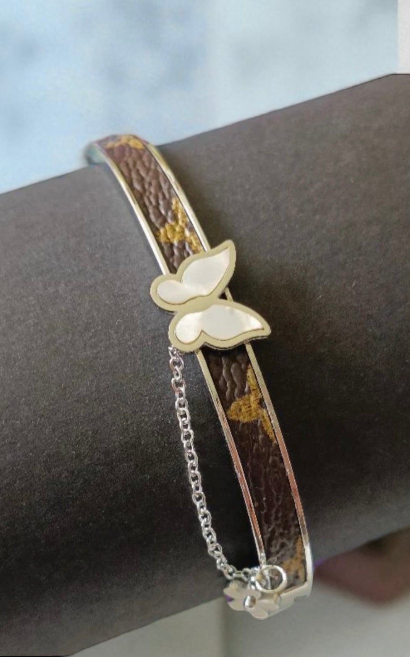 Anti Tarnish Butterfly Silver Bracelet