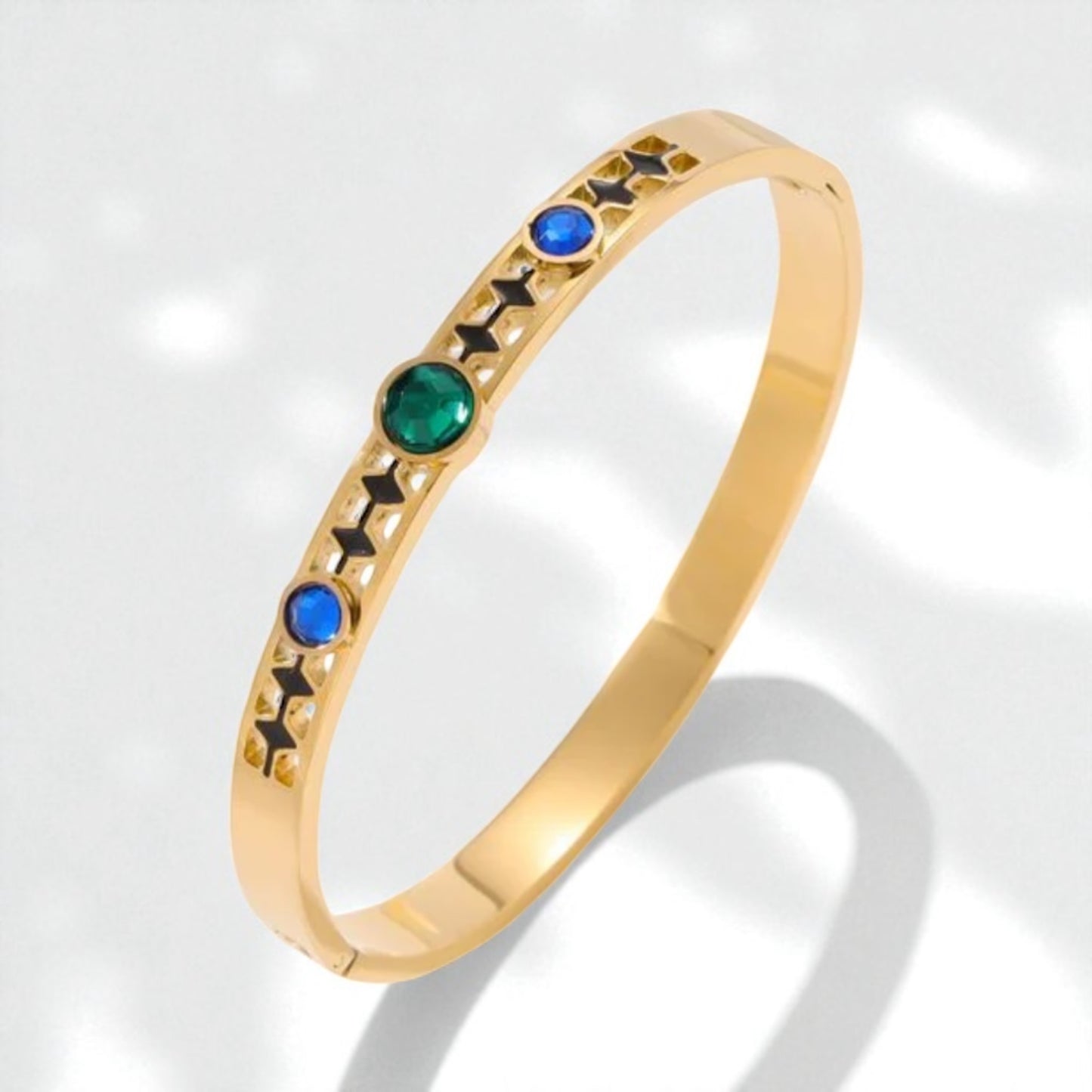Anti Tarnish Butterfly Kada Bracelet