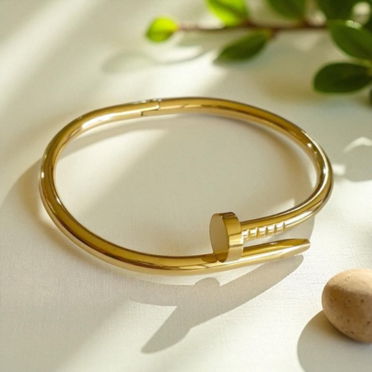Anti Tarnish Nail Shaped Bracelet