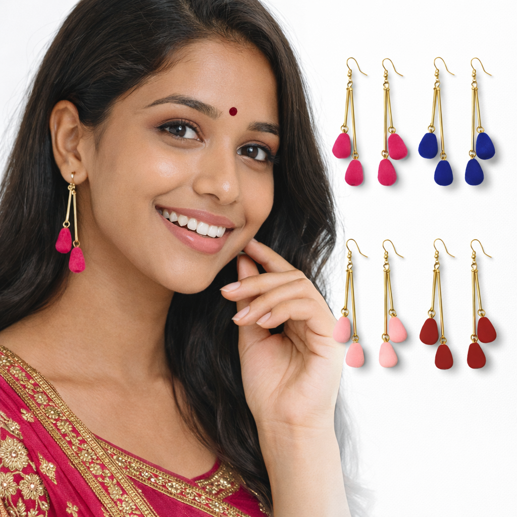 4 Earrings Combo