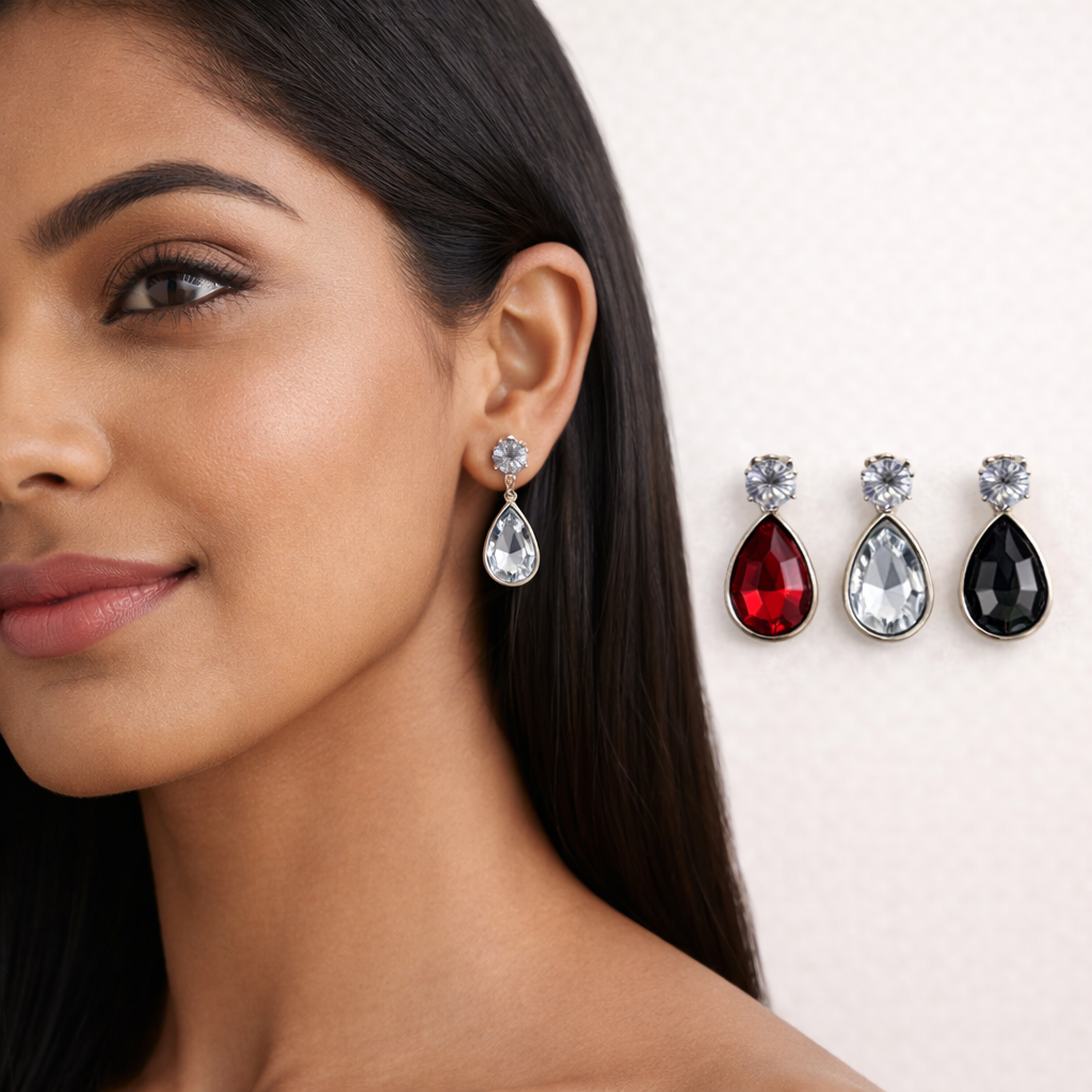 3 Earrings Combo