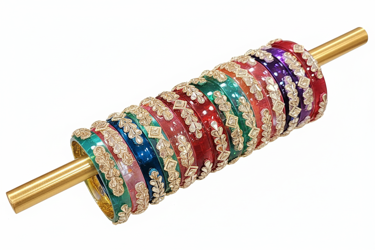 Transparent Bangle Set- 8 Colors