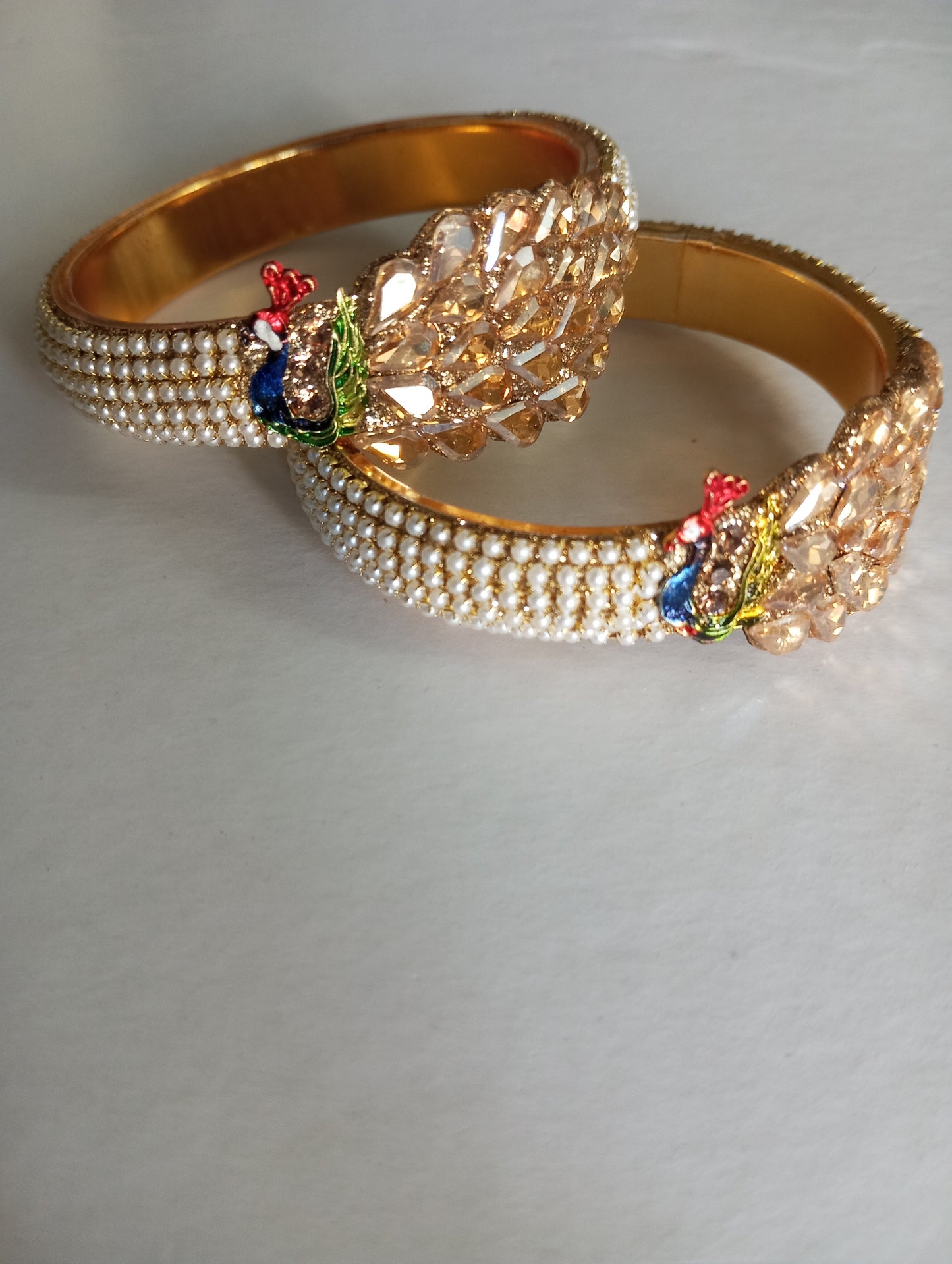 Beautiful Peacock 4 Bangles
