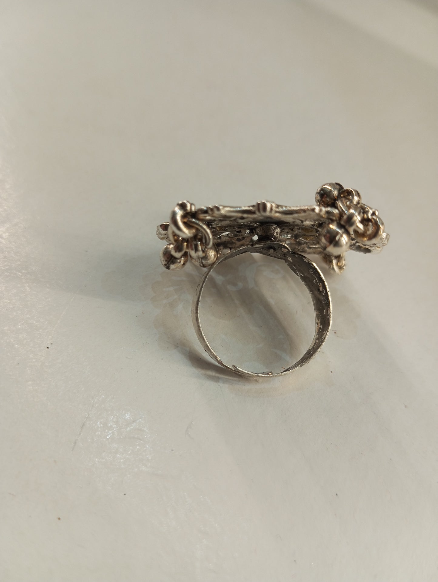 Oxidized Adjustable Ring