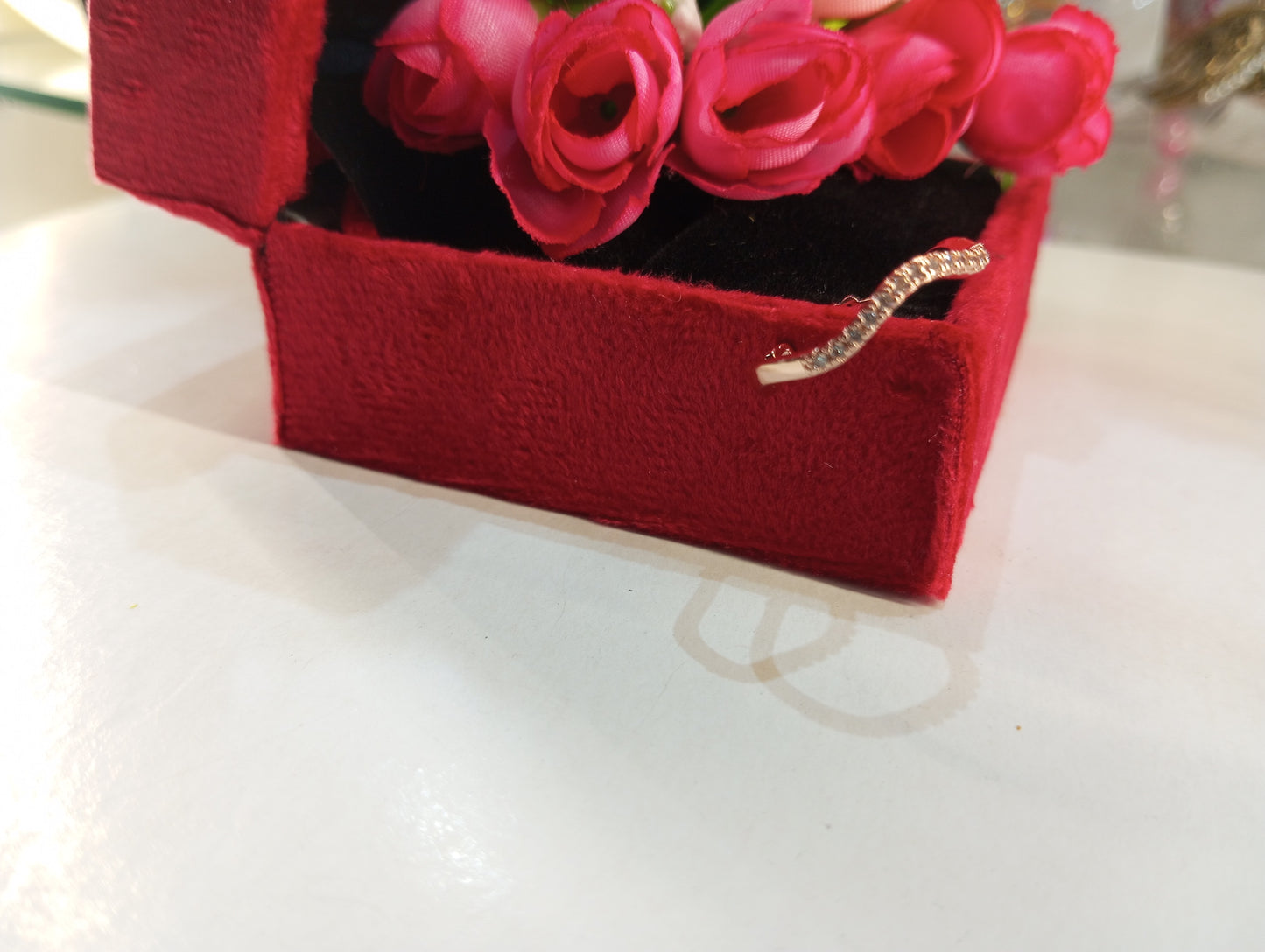 Adjustable Ring-cz studded