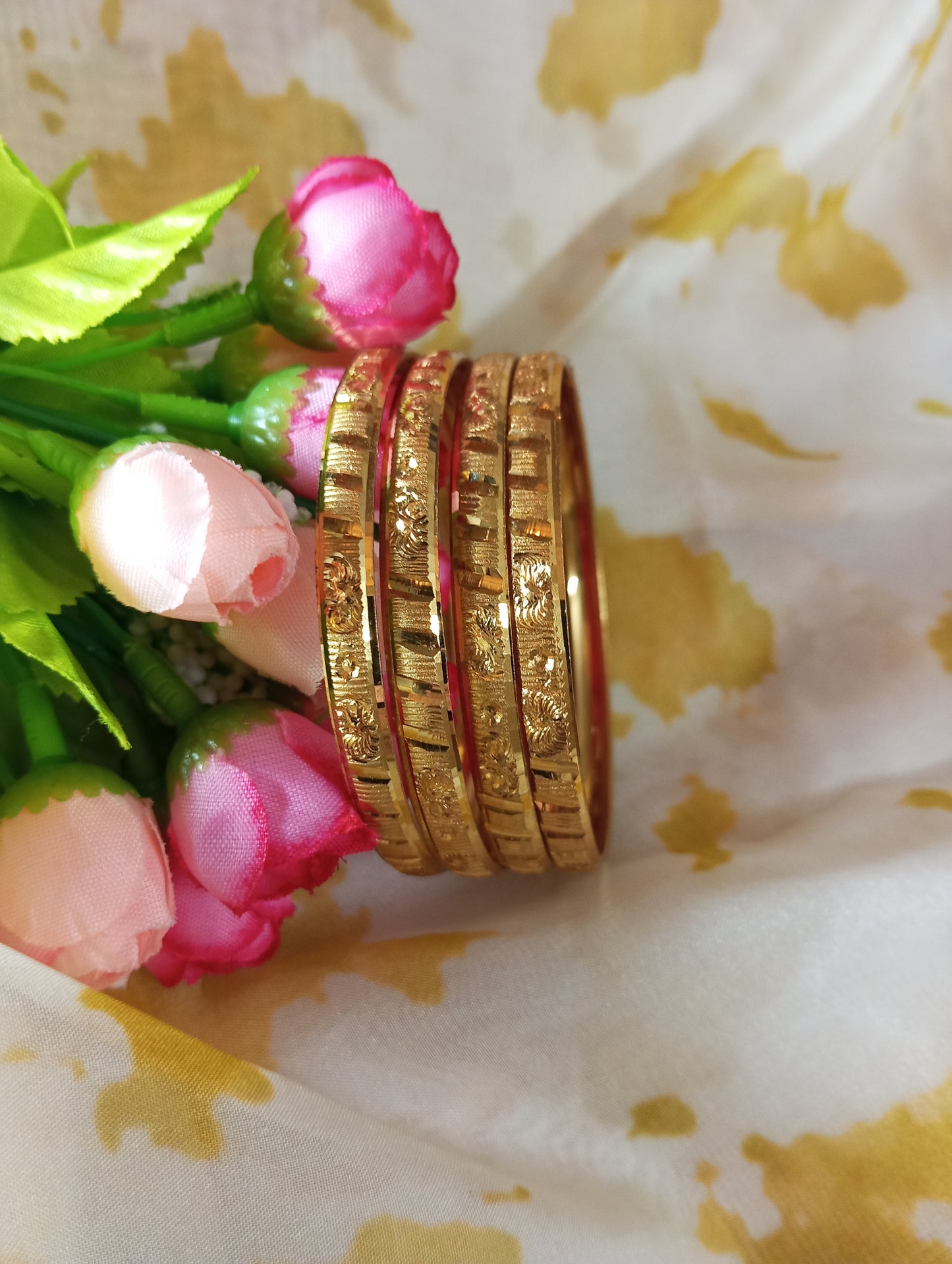 Gold Plated Kaveri Bangles