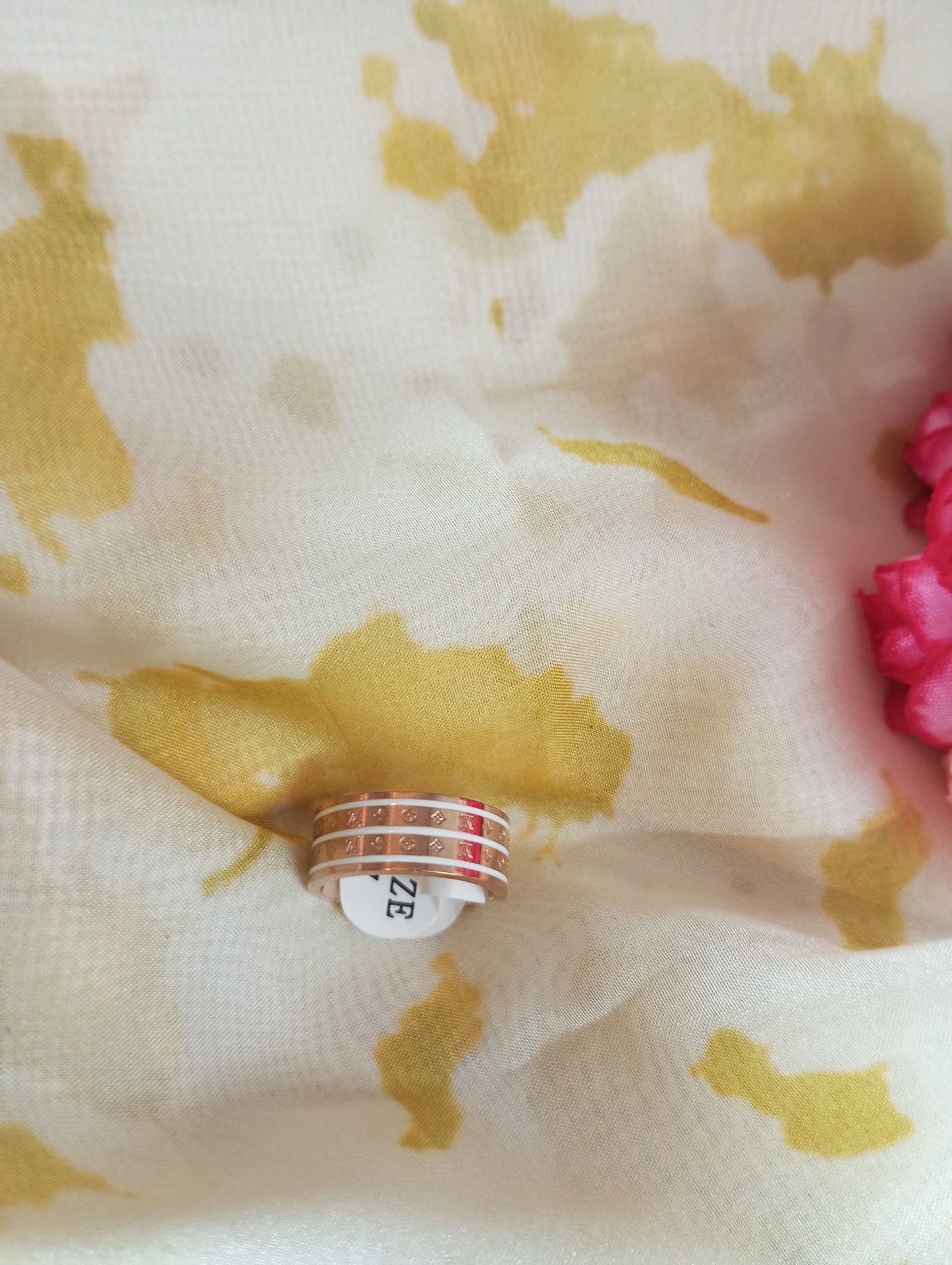 Anti Tarnish Rose Gold Ring- Premium Quality