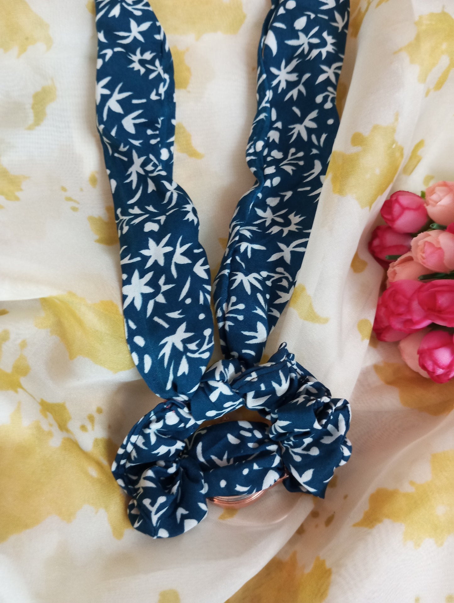 Ribbon Watch- Blue and White