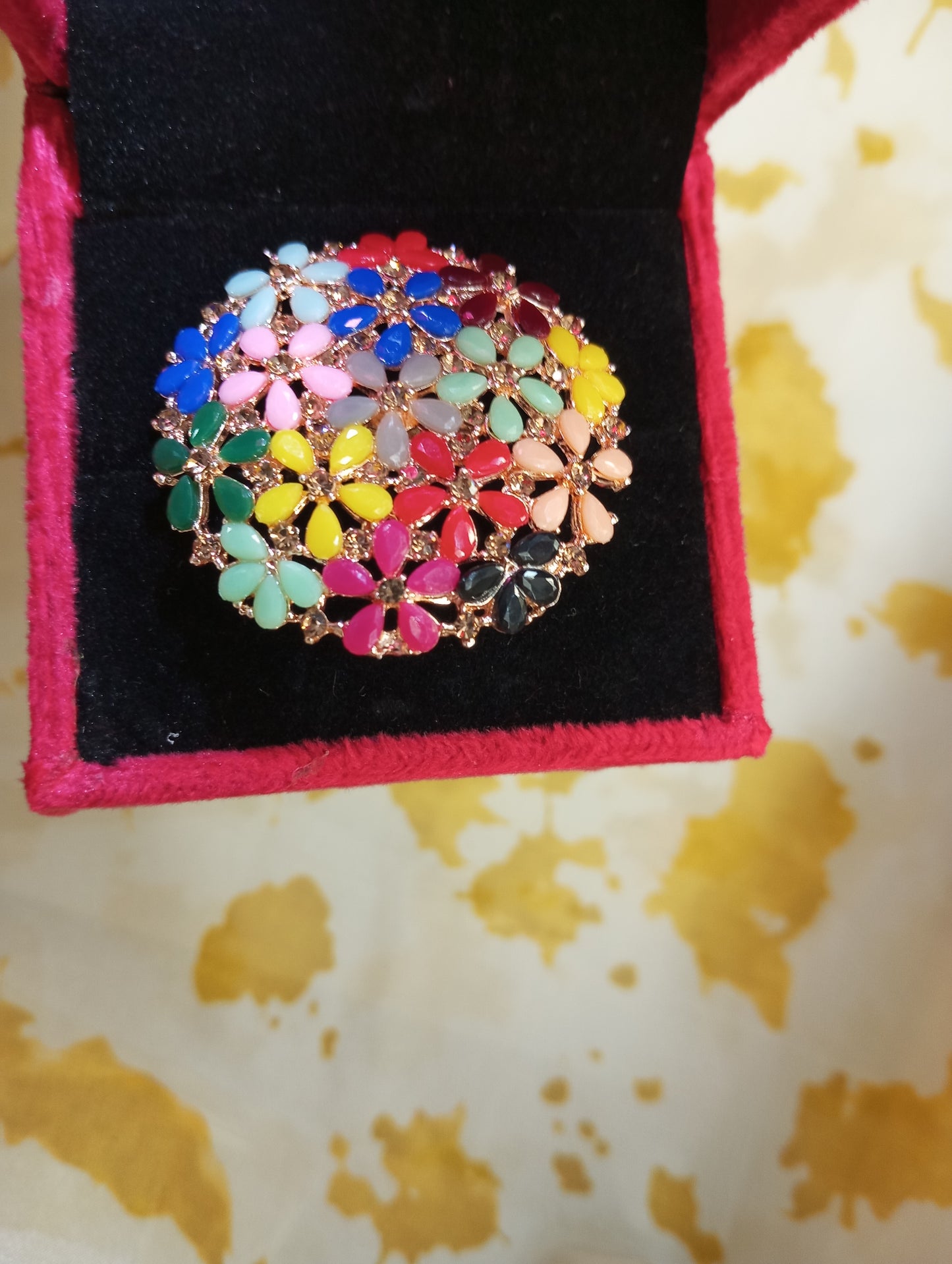 Adjustable Ring Multicolor Big Size