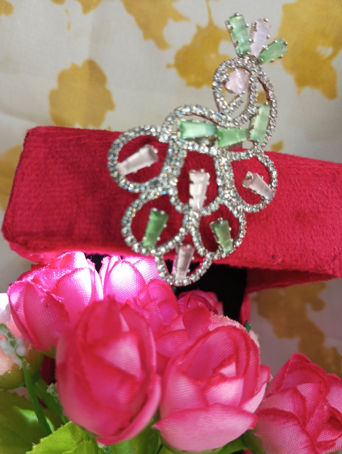 American Diamond Cocktail Ring v3