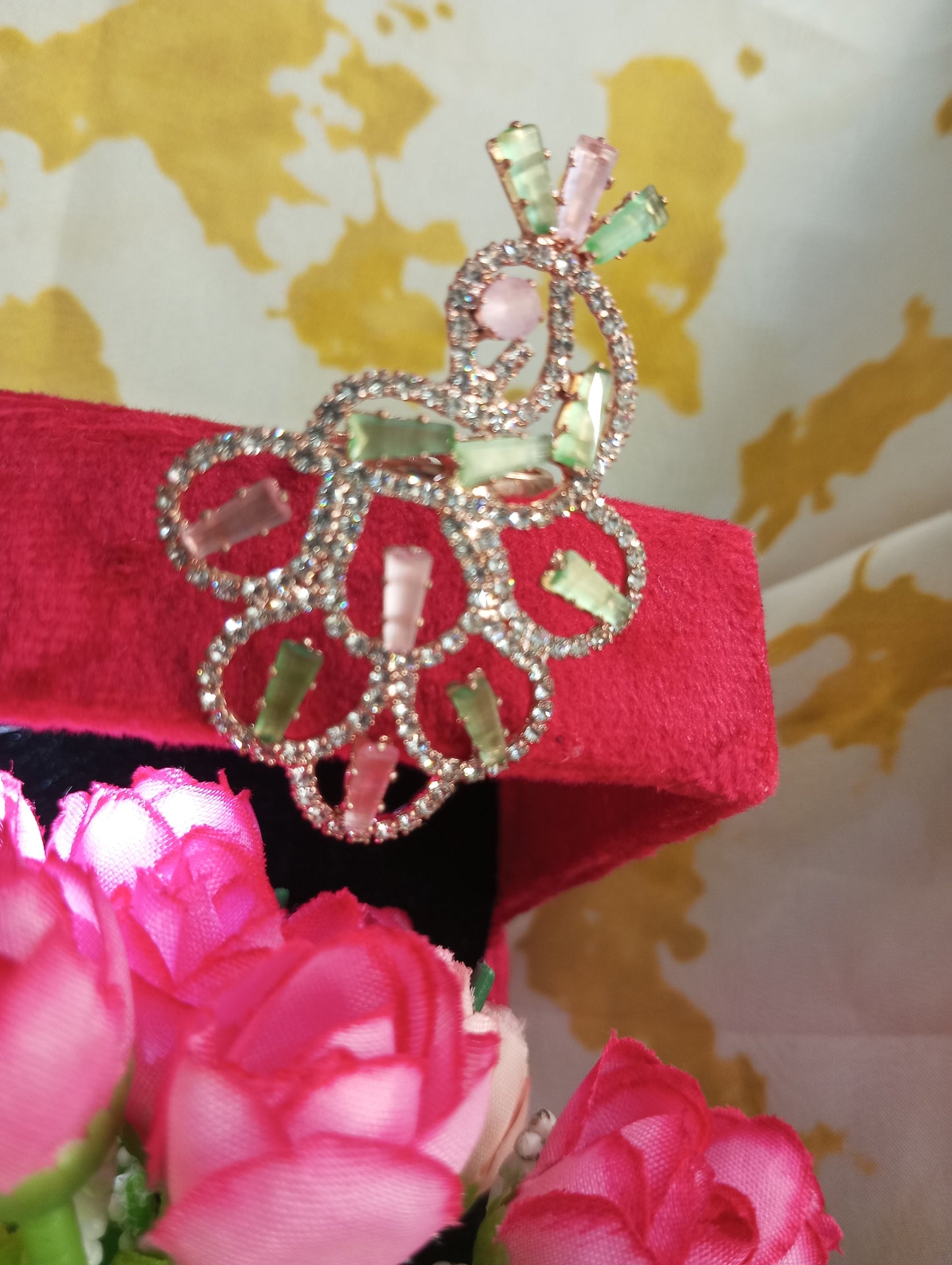 American Diamond Cocktail Ring v1