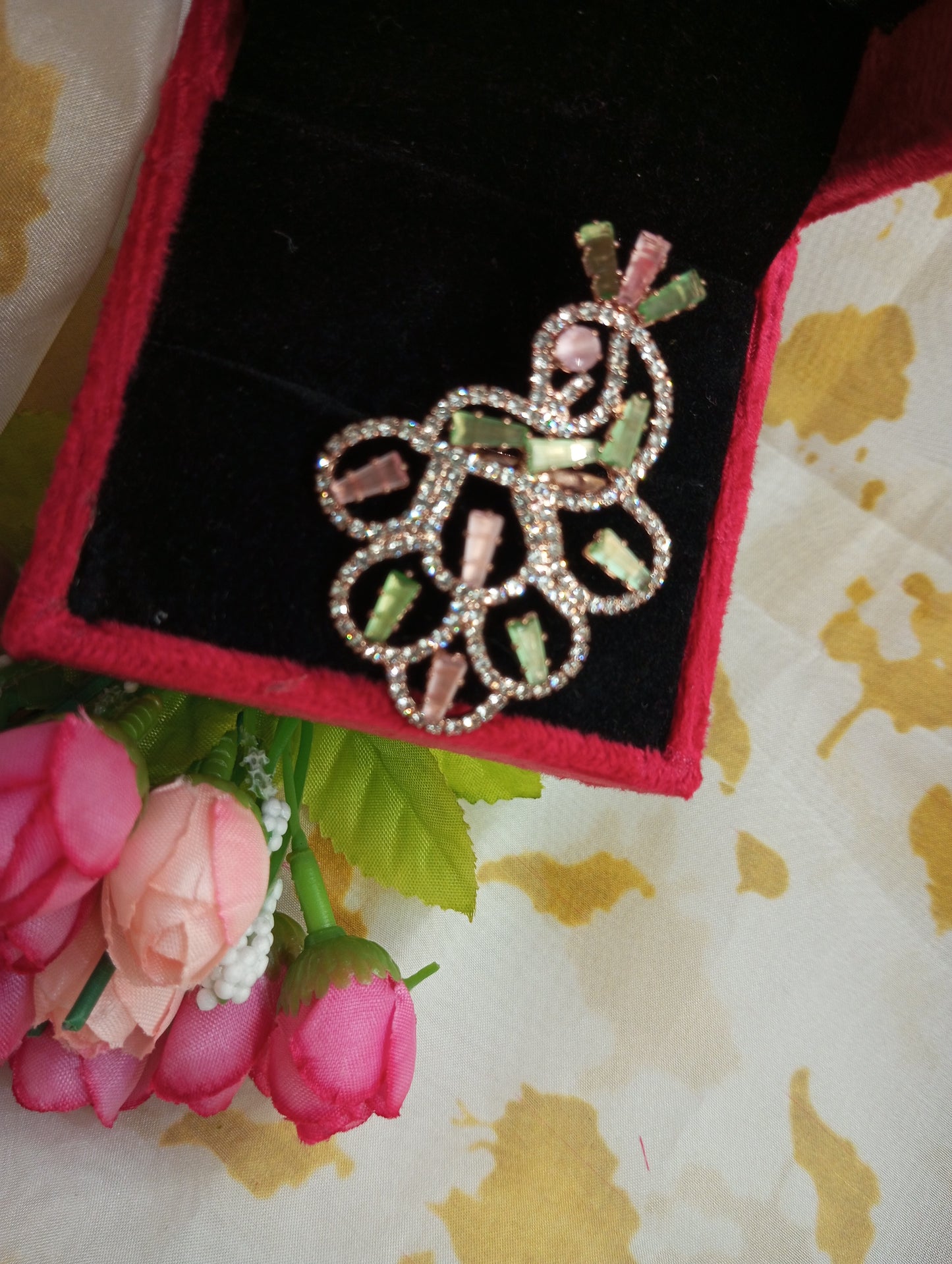 American Diamond Cocktail Ring v1