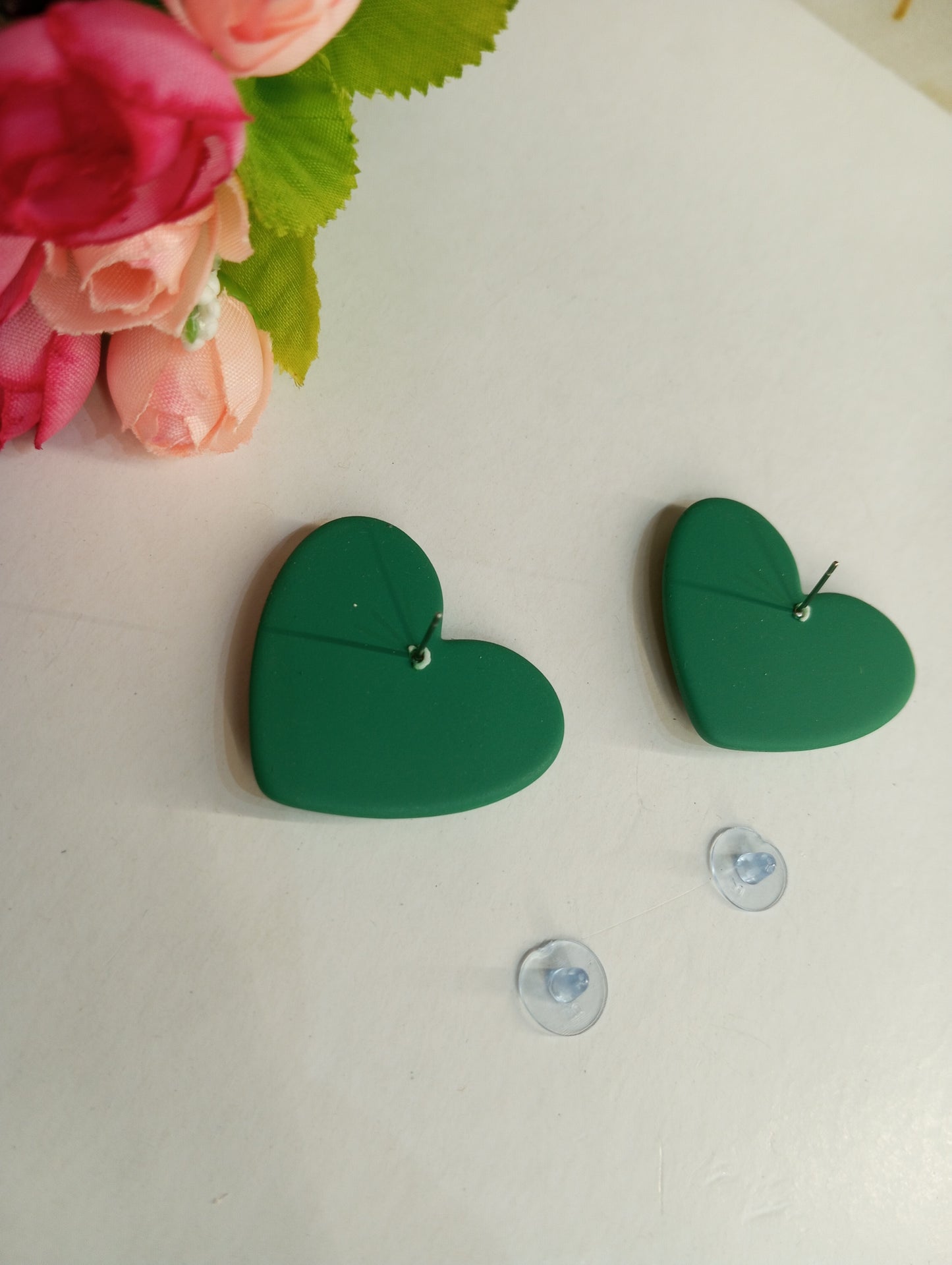 Heart Shaped Studs Earrings