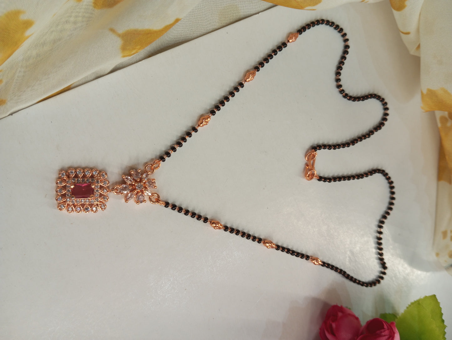 Mangalsutra in Rose Gold