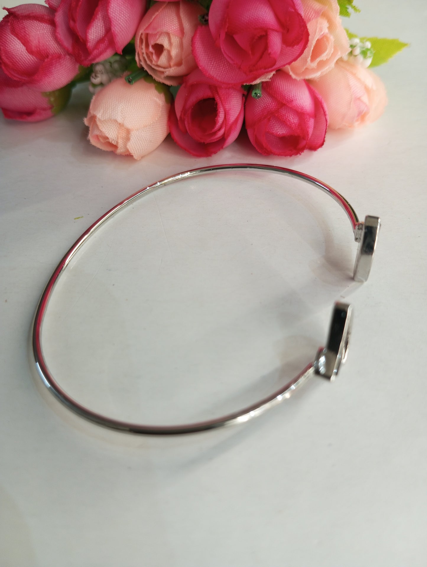 Black and Silver Adjustable Bracelet