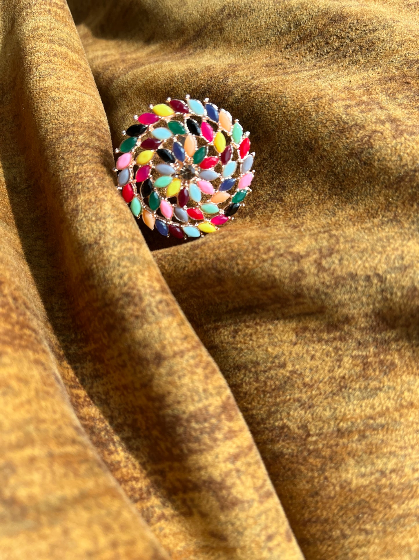 Adjustable Ring Multicolor Medium Size