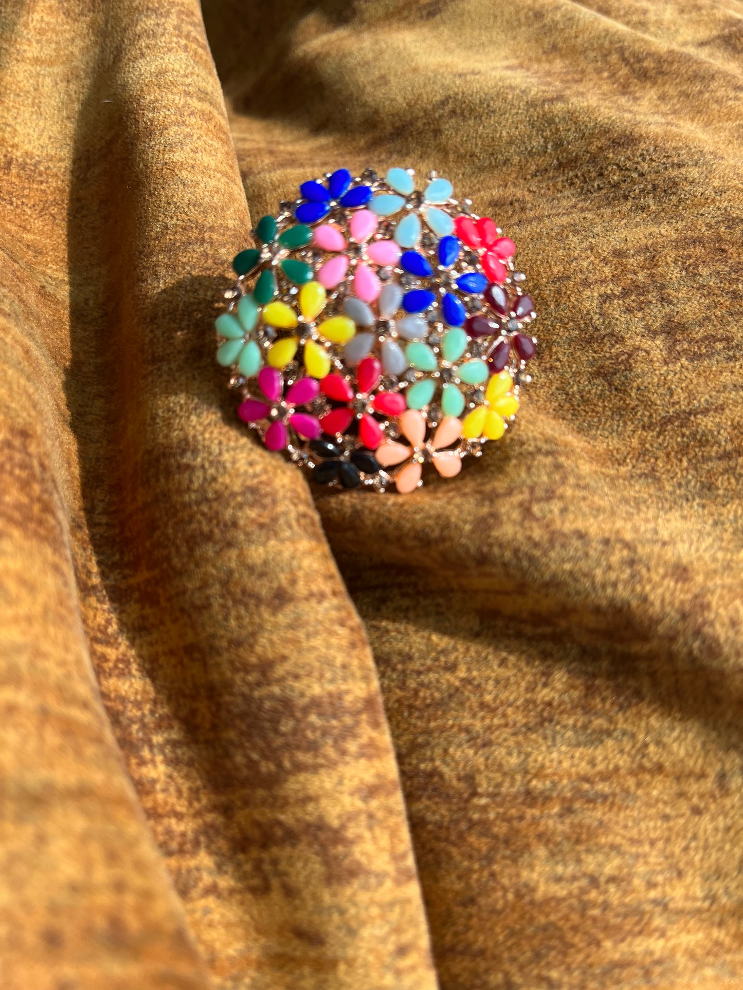 Adjustable Ring Multicolor Big Size