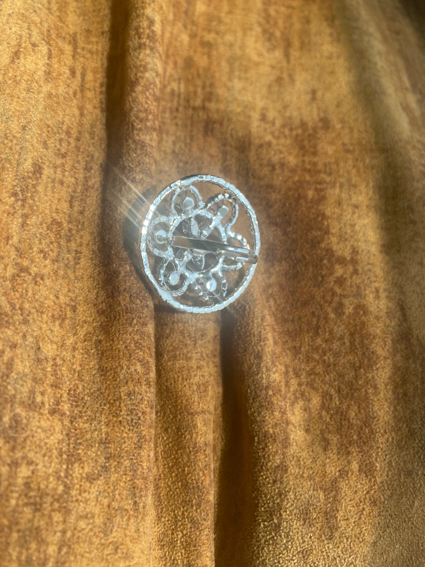 American Diamond Cocktail Ring v4