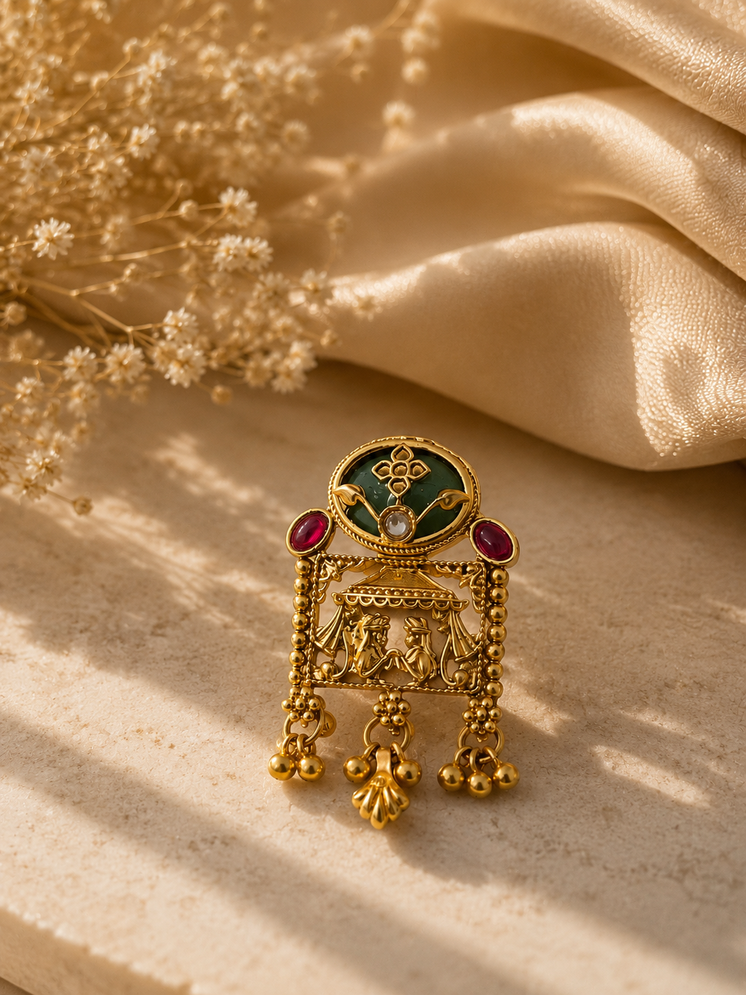 Adjustable Antique Doli Design Ring