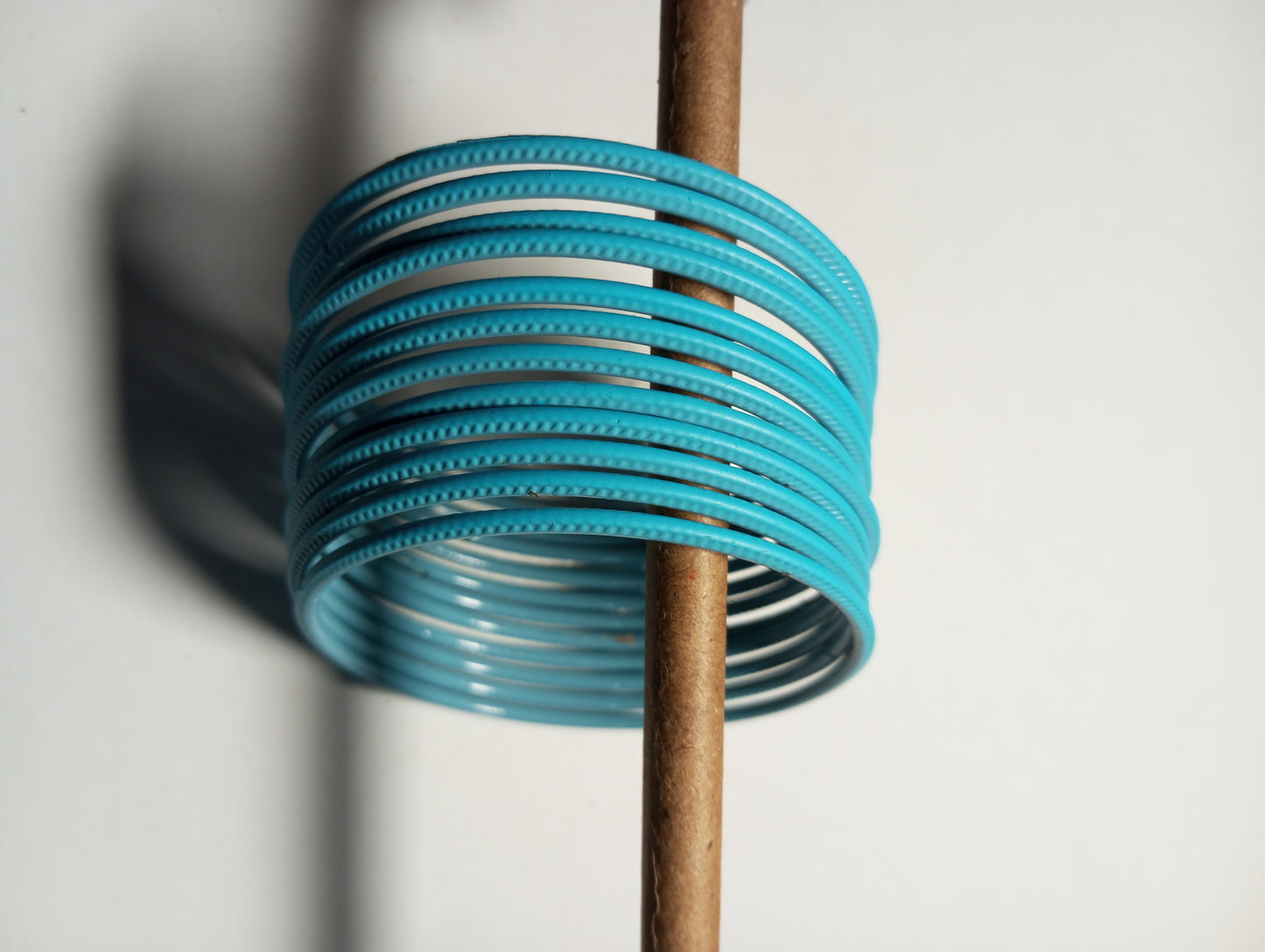 Matte Finish Metal Bangles- Green