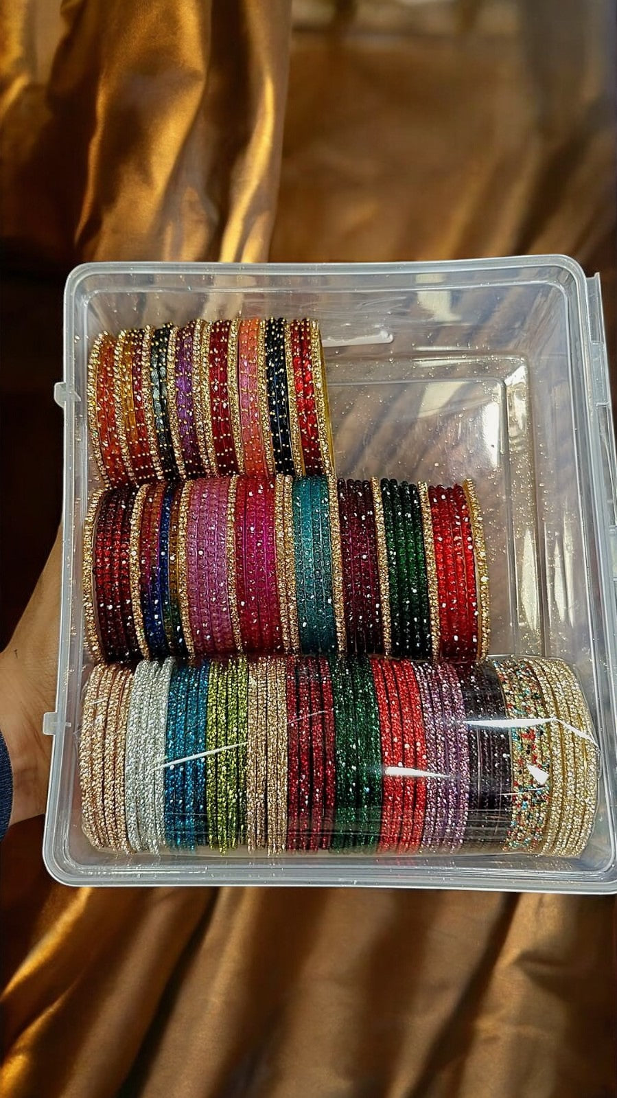 Indian Colorful Glass Bangles Box