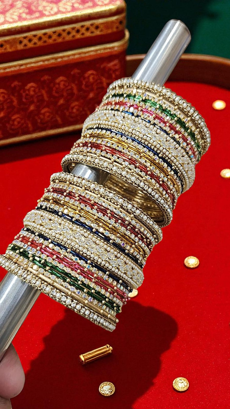 Multisteel Metalic Bangles Set
