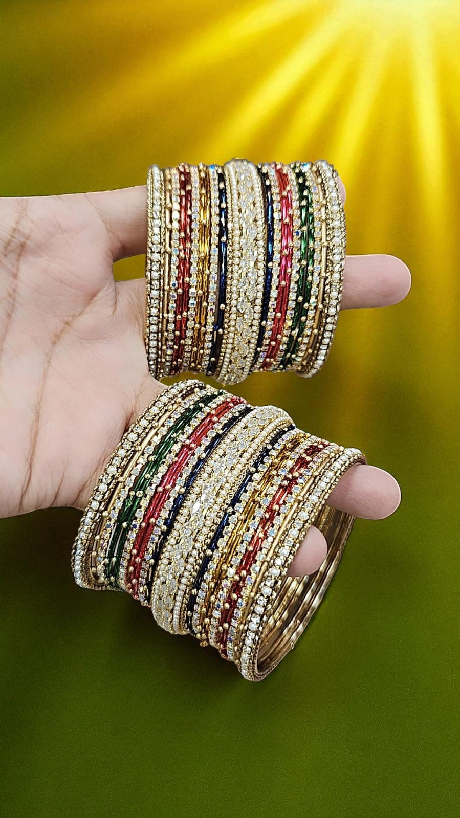 Multisteel Metalic Bangles Set