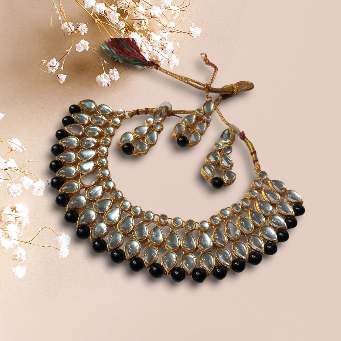 Kagini Black Necklace Set