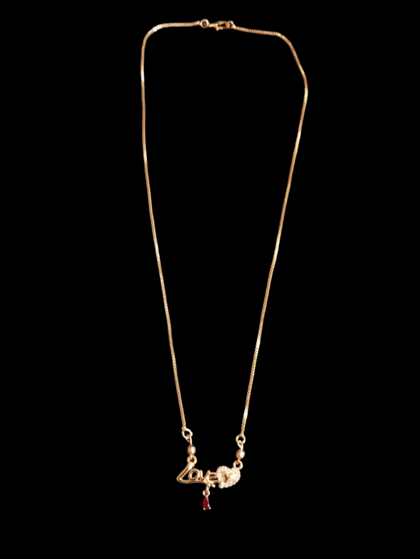 Chain with Love Pendant v2